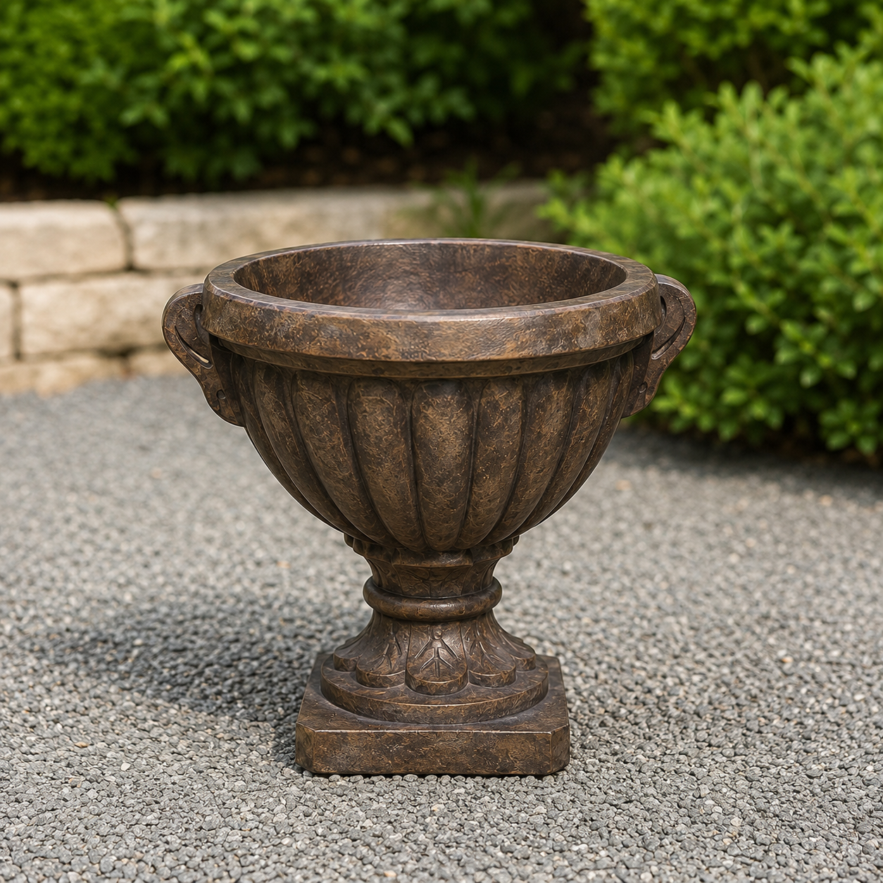 Twisted Urn Set of Three Matching Planters Collection
