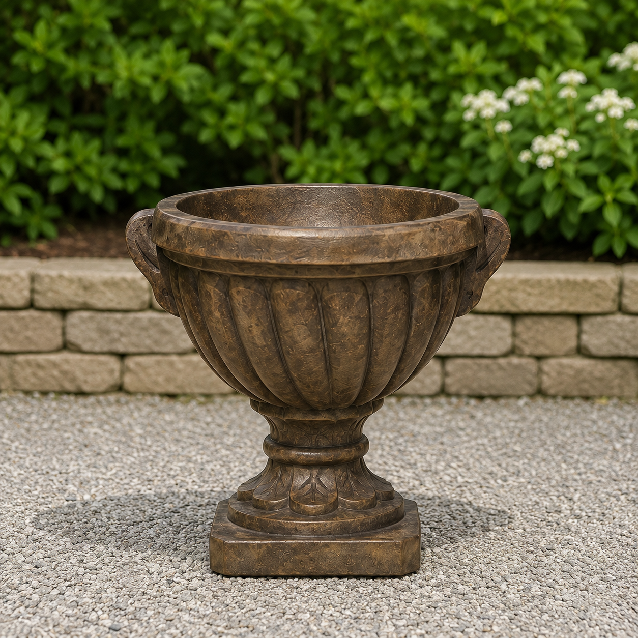 Twisted Urn Set of Three Matching Planters Collection