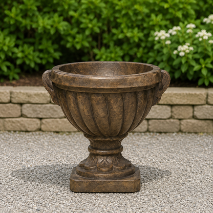 Twisted Urn Set of Three Matching Planters Collection
