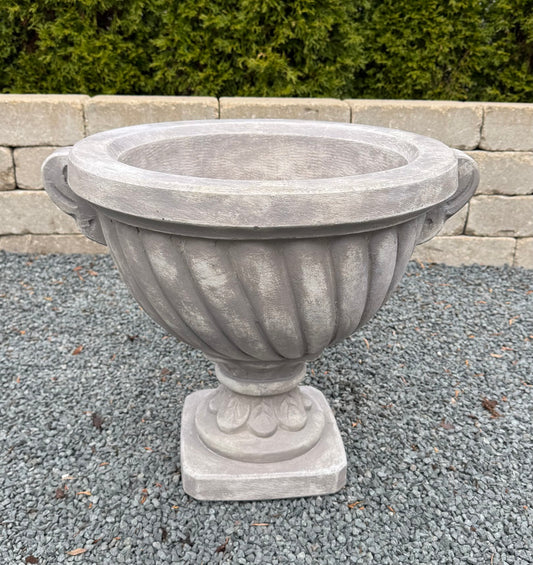 Twisted Shaped urn Sculptural formal vase planters architectural