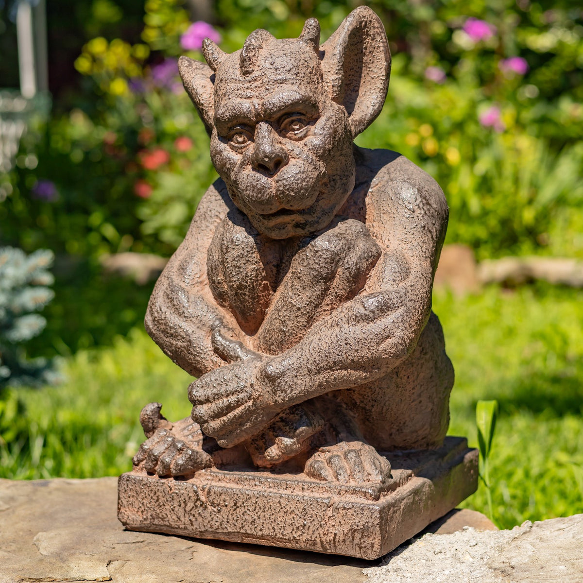 Vigilant Gargoyle Gothic Garden Guardian Statue