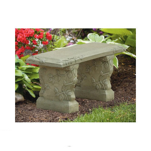 Vine Straight Bench Seating Cement Outdoor heavy duty 