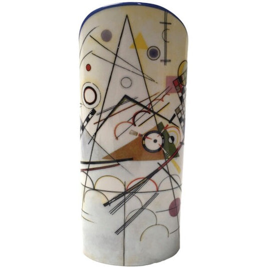 Kandinsky Ceramic Flower Vase Composition VIII lyrical geometrism