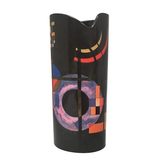 Kandinsky Ceramic Vase Abstract Geometric