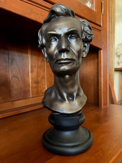 American presidential portrait sculpture of young Abraham Lincoln by Volk