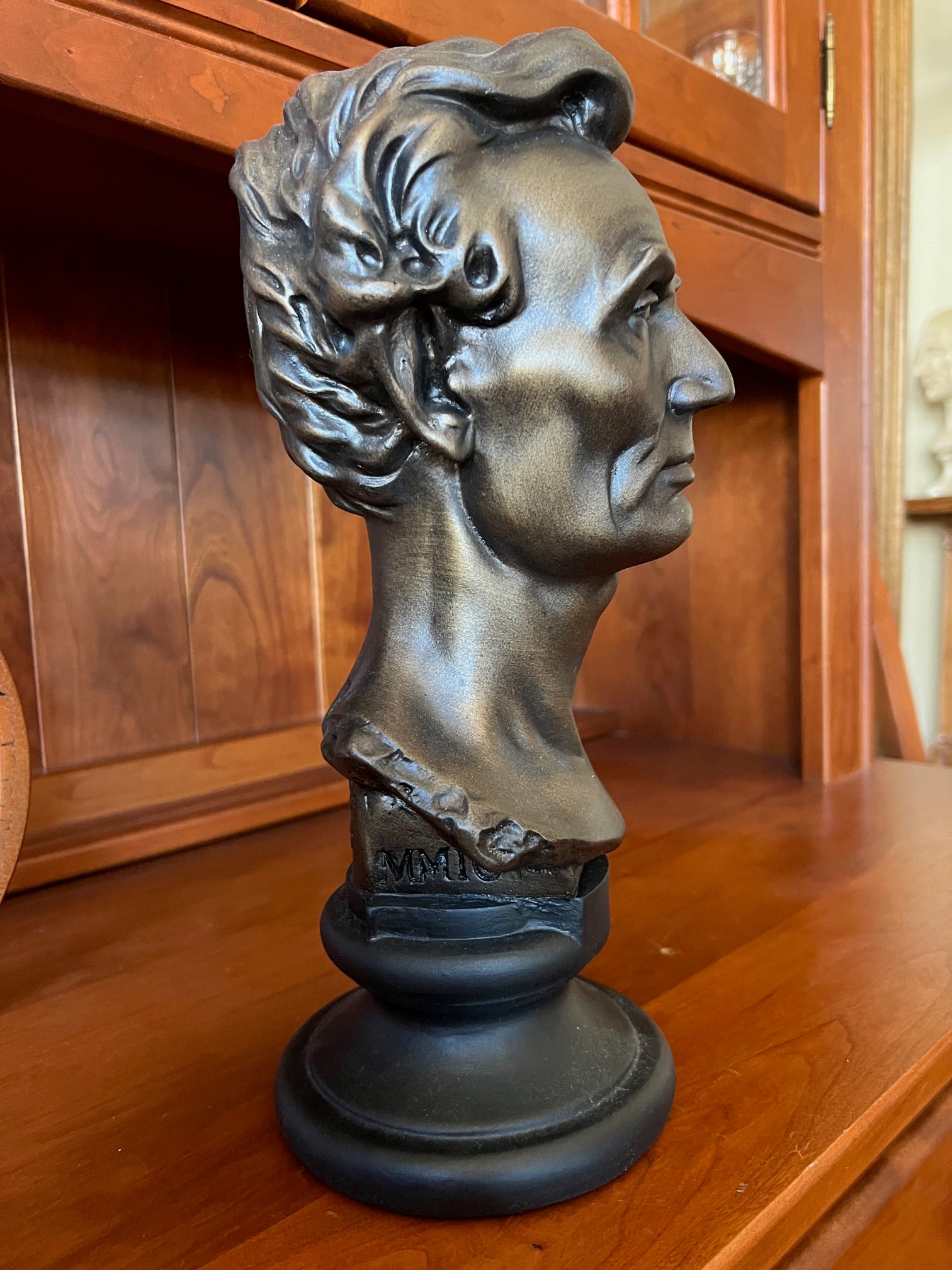 Abraham Lincoln historical portrait bust derived from Volk studio life mask sessions