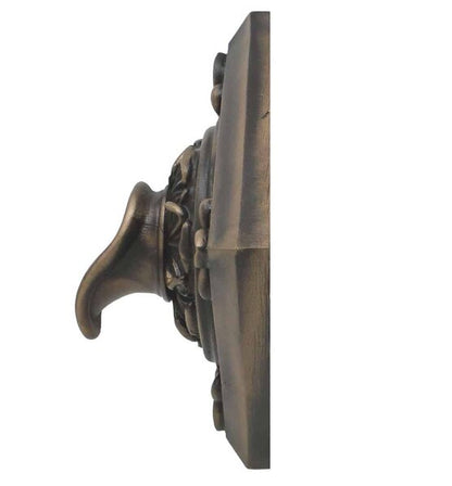 Short Oak Leaf Scupper - Diamond side view of emitter for fountains art