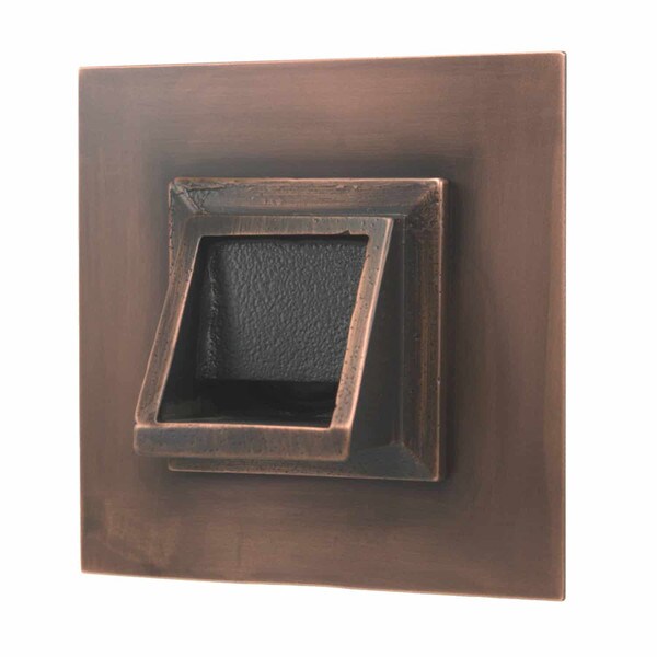 Short Square Scupper Bare copper Nozzles hardware for fountains large