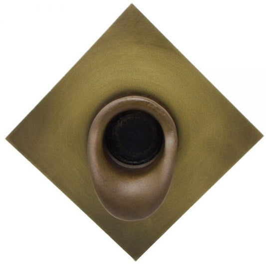 Short Scupper with Diamond Back Plate Pouring Spouts into your Pool