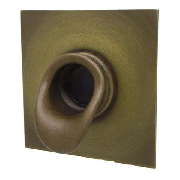 Short Scupper with Square Back Plate Emitters fountain parts jets spouts