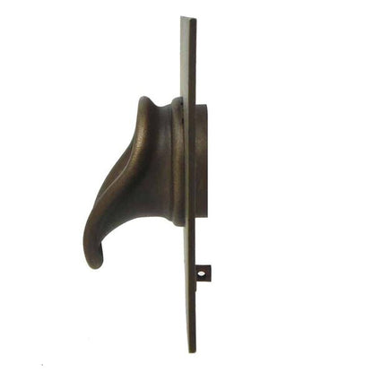 Short Scupper with Square Back Plate Side View of Emitters for pools