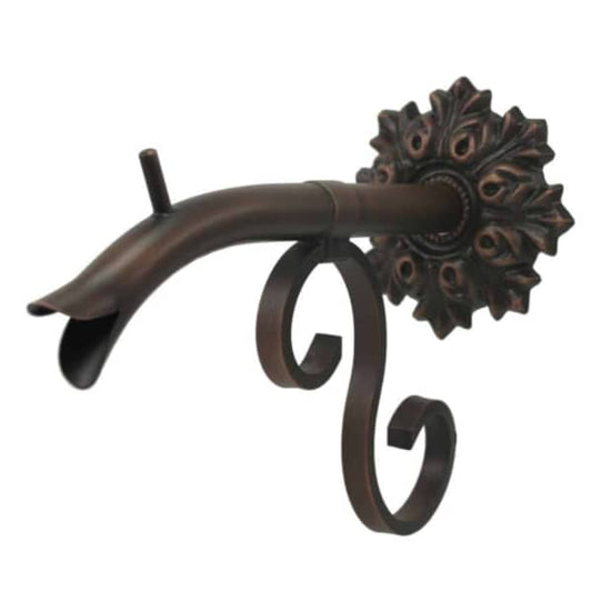 Courtyard Spout â€“ Small with Bordeaux decorative plate Aqueduct Outlets