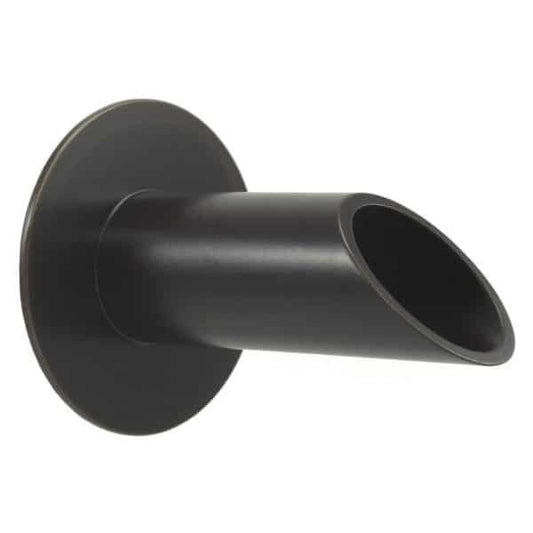 Deco Wall Scupper w/Round Backplate – 1.5″ Downspout Emitter Head