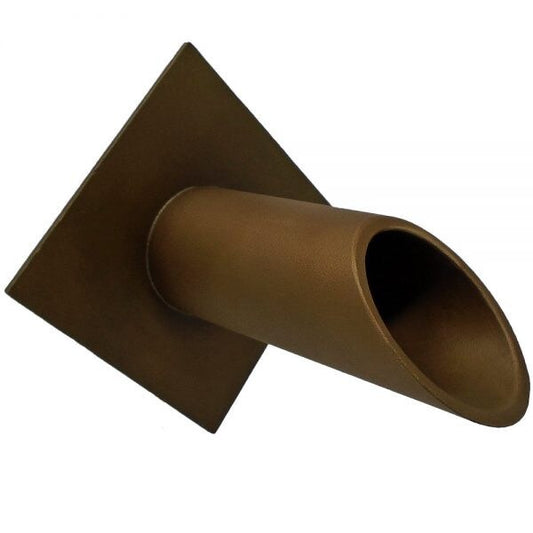 Deco Wall Scupper with Diamond Backplate – 1.5″ Stream Ports Spouts