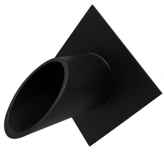 Deco Wall Scupper Spouts Diamond Backplate – 2.5″ Emitters Heads