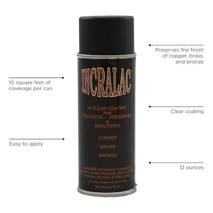 Protects and maintains the finish of copper brass and bronze resin statues