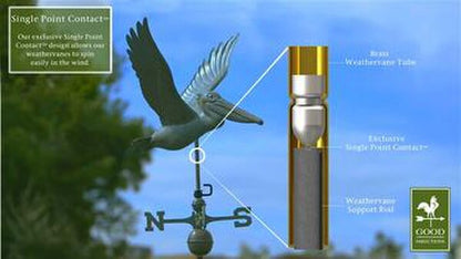 Pelican Weathervane Seashore Bird Creative Sculptural Large Scale