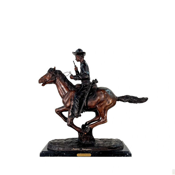Remington Trooper of the Plains Bronze Statue Western Sculptures