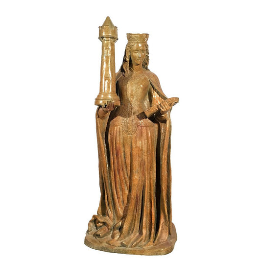 Queen of Cheese Life Sculpture Game Female Garden statues outdoor