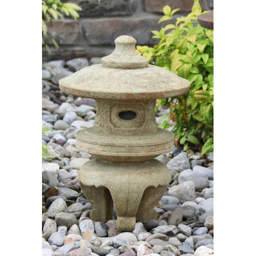 Zhangbi Pagoda Lantern Cement Garden Statue 22.5" High