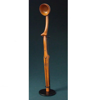 Zulu African Ceremonial Spoon With Stand Museum Quality Replicas