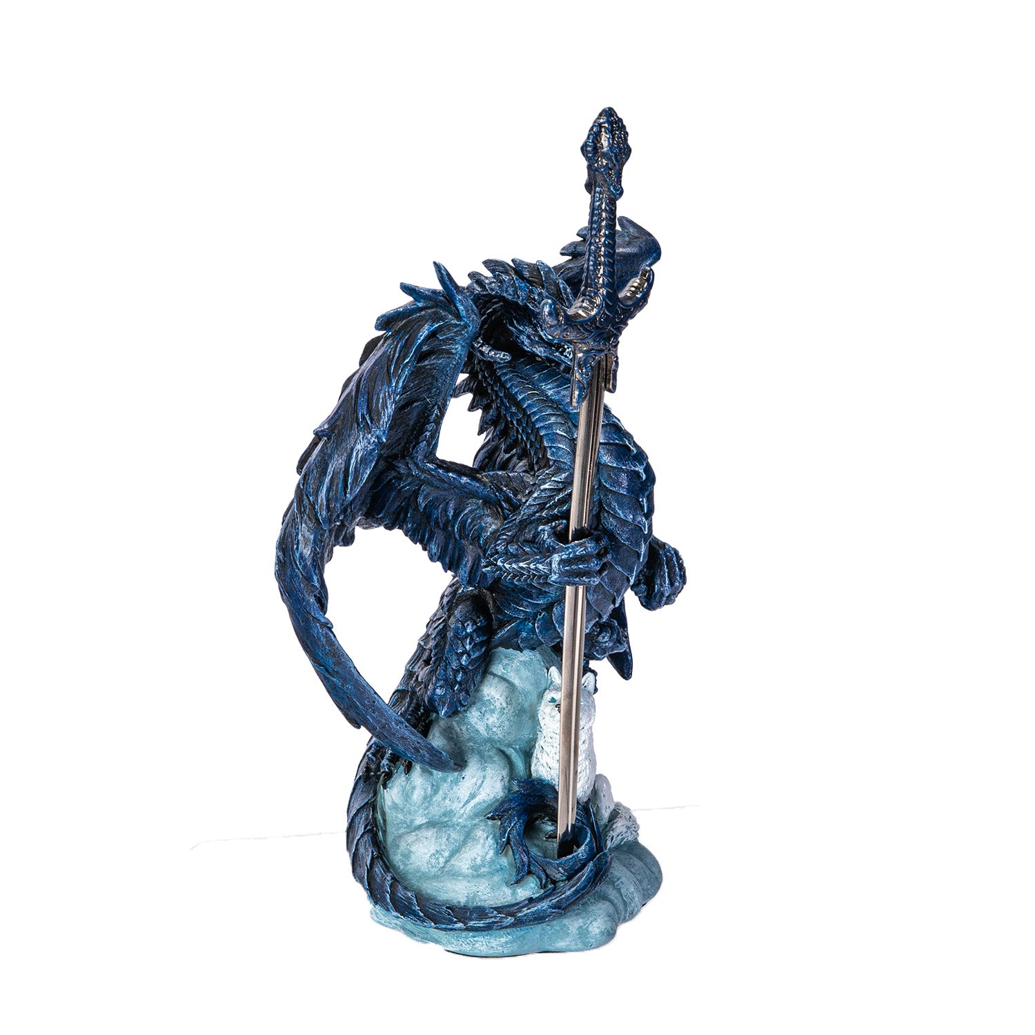 dragon sword letter opener statue