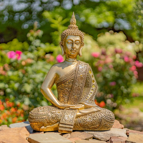 Buddha of Inner Peace Sculpture 19" High