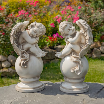 Celestial Guardian Cherubs Sculptures Set