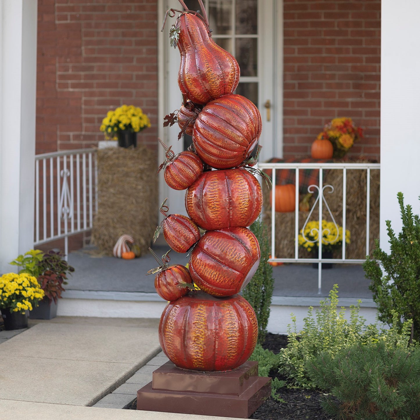 Happy Harvest Pumpkin Entrance Arch 116.5" High