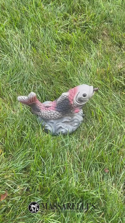 Video of Carp Piped Large Water Feature Statue 